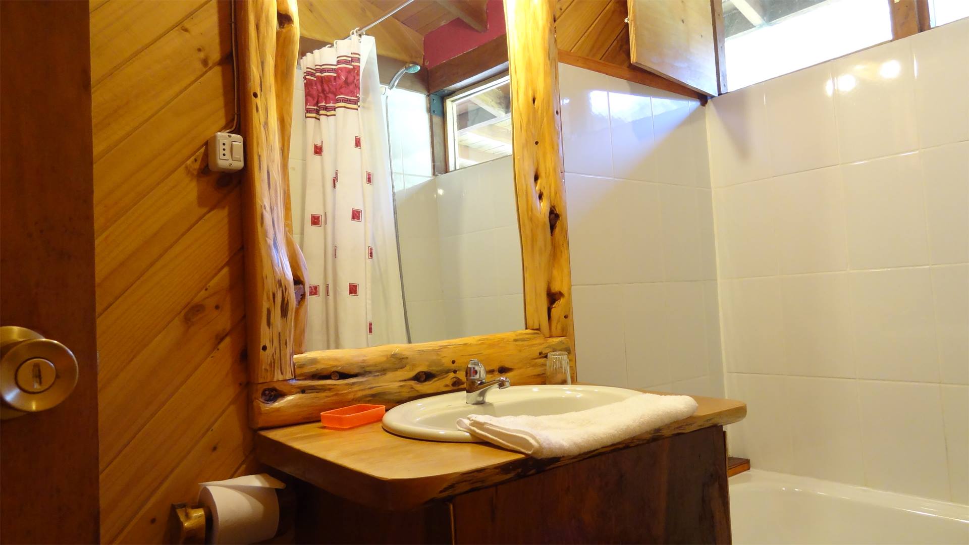 Dormitorio de cabaña Sierra Huacha
